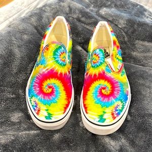Tie-dye vans
